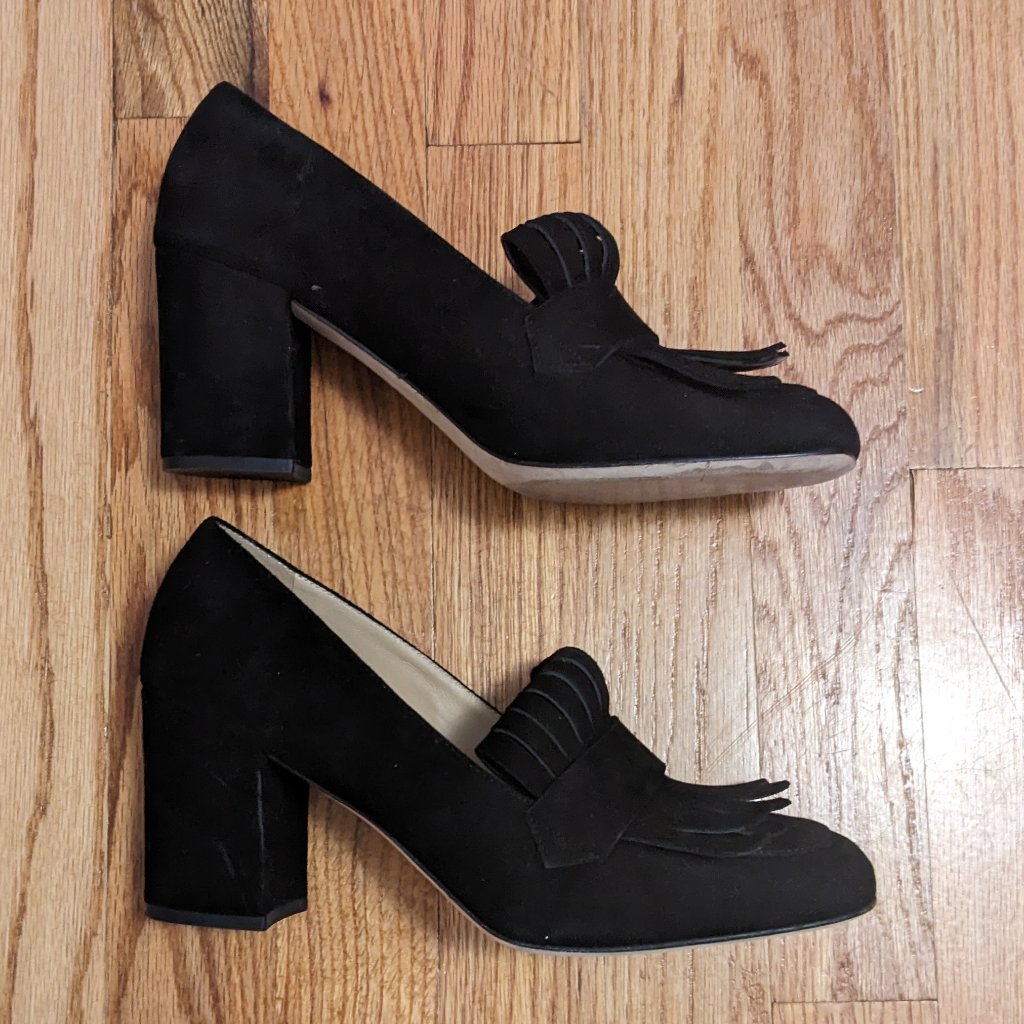 M. Gemi The Studenti Heels, Size 7.5, Black